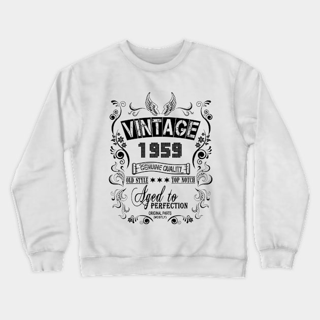 vintage 1959 Crewneck Sweatshirt by Javacustoms